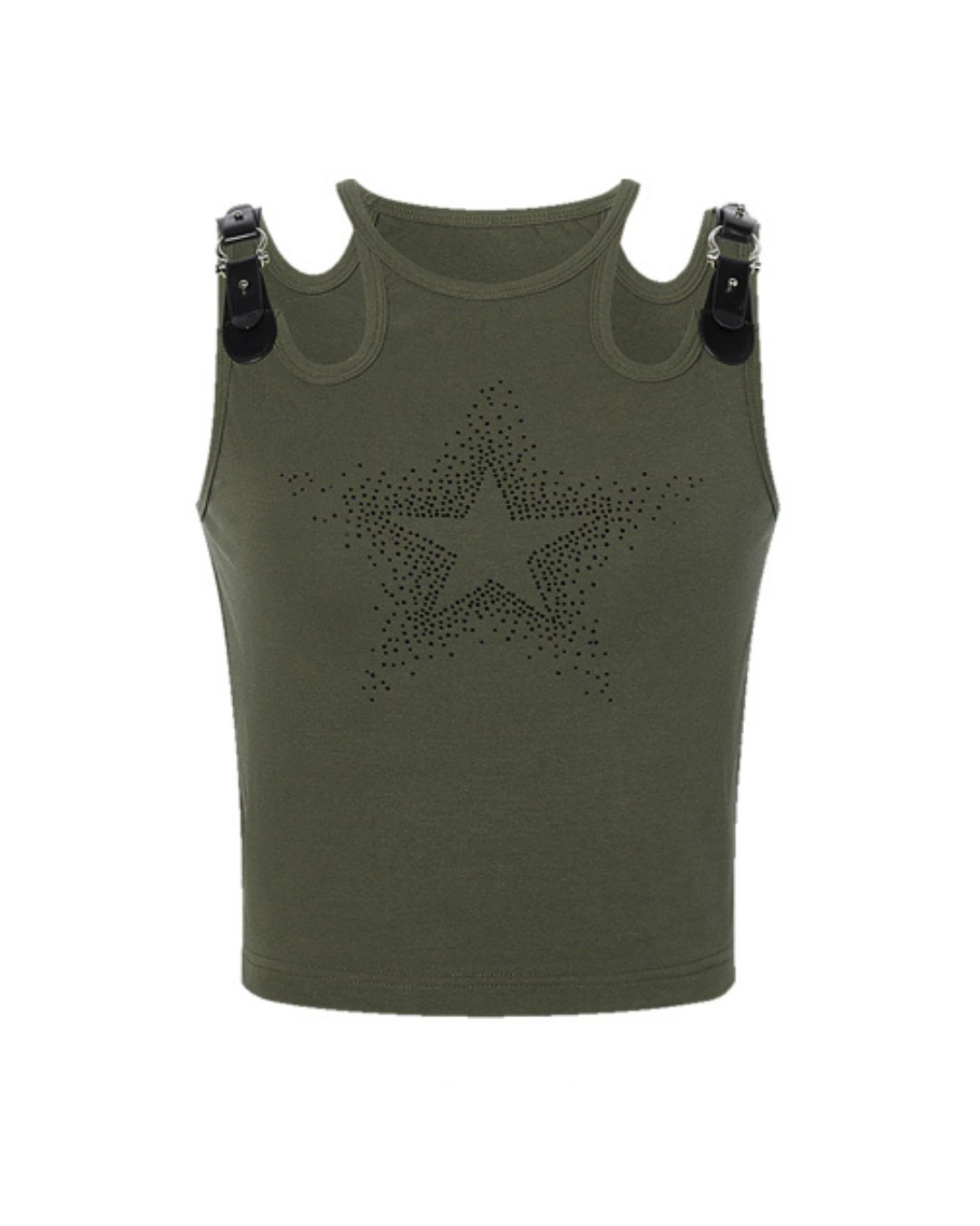 Star Rhinestone Short Vest IMO0057