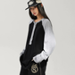 Henley Neck Raglan Sleeve Long-Sleeve T-Shirt ACS0382