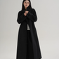 Stand Collar Paid Long Coat SRS0391