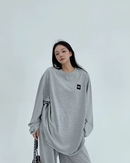 Basic Long Sleeve Top / Wide Pants YLS0924