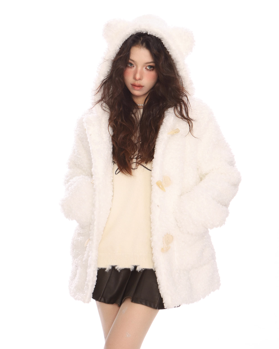 Bear Fluffy Boa Jacket BGS0008