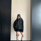 Studded Design Hooded Zip Jacket YLS1033