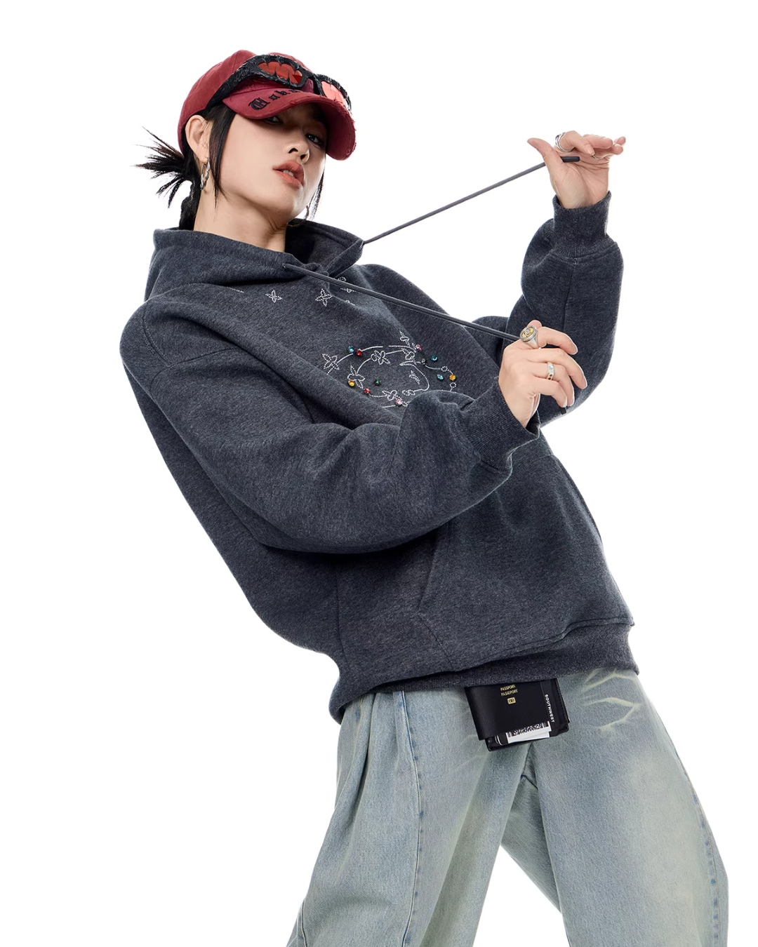 Bijou Logo Sweatshirt Hoodie ICM0117