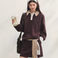Paid Collar Polo Knit / Mini Skirt ASG0072