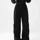 Stand Collar Zip Jacket / Casual Wide Pants ACS0227