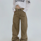 Vintage Straight Wide Pants YLS0972