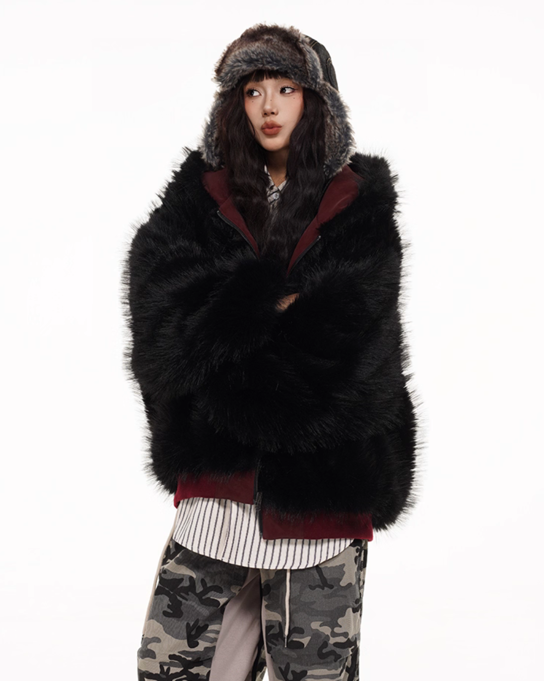 Fur × Nylon Reversible Blouson FEC0004