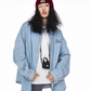 Retro Loose Silhouette Denim Shirt ICM0083