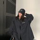 Relaxed Black Long-Sleeve Shirt YLS1028