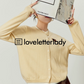 Round Neck Compact Knit Cardigan LLA0414