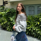 Off-Shoulder Sweatshirt Hoodie CYE0105