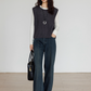 Round Neck Tight Long Sleeve Top VAS0138