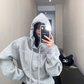 Vintage Short Hood Sweatshirt YLS0915