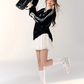 Lace Tiered Mini Skirt ASG0010