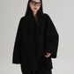 Collarless Wool Coat SRS0367