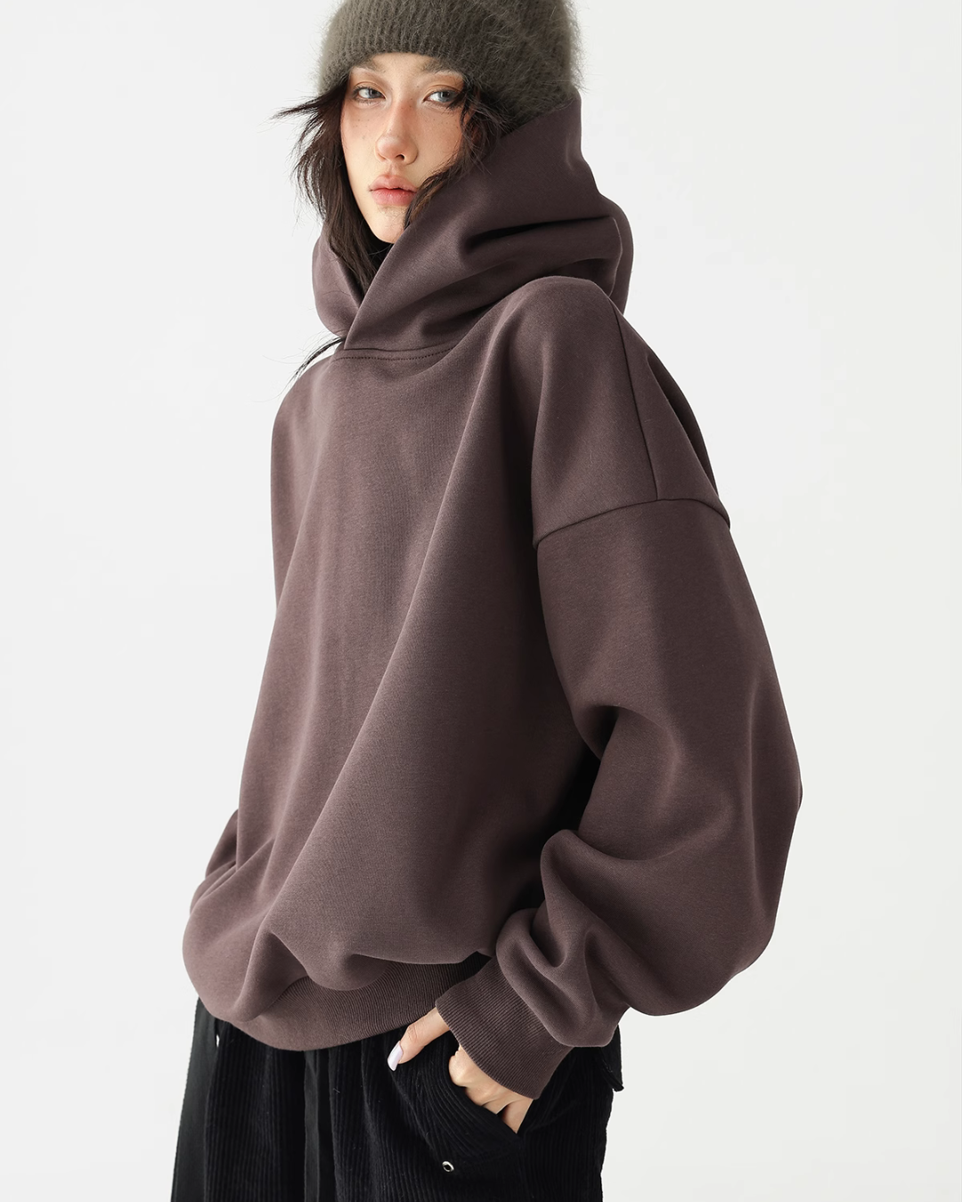 One-Point Logo Pullover Hoodie ACS0233