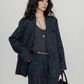 Linen Oversized Casual Jacket/Wide Pants VAS0181