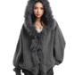 Fur Hood Zip Up Knit BGS0018