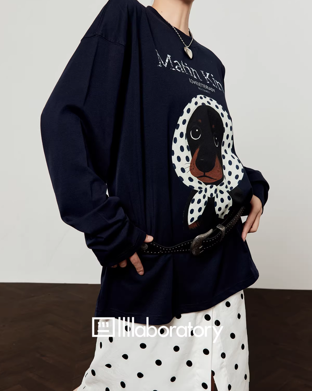 Dog Scarf Loose Hoodie LLA0599