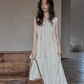Asymmetrical Tiered Dress / Summer Knit Cardigan SMS0001