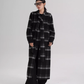 Tie Collar Long Coat SRS0384