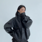 Stand Collar Fake Leather Blouson YLS0909