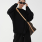 Loose Silhouette Long Sleeve Top / Wide Half Pants ACS0249
