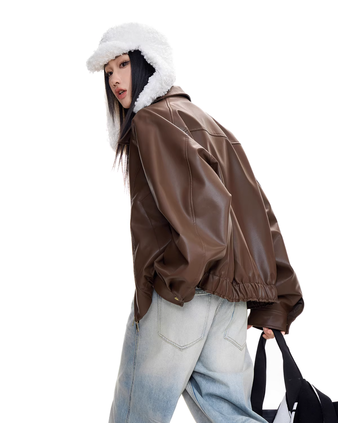Elegant Leather Jacket ICM0095