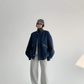 Leather Collar Volume Jacket YLS0815