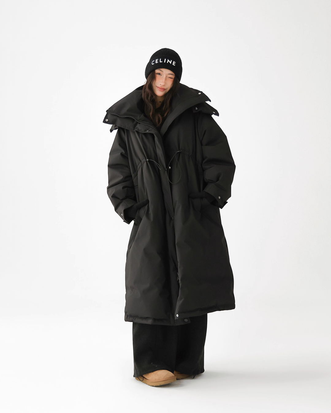 Stand Collar Long Down Coat ACS0335