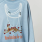 Pearl Light Leopard Long-Sleeve Top/Leopard Skirt LLA0609