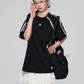Sideline Race Short Sleeve T-Shirt / Race Tiered Mini Skirt ASG0041