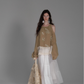 Off-Shoulder Floral Embroidered Top USY0001