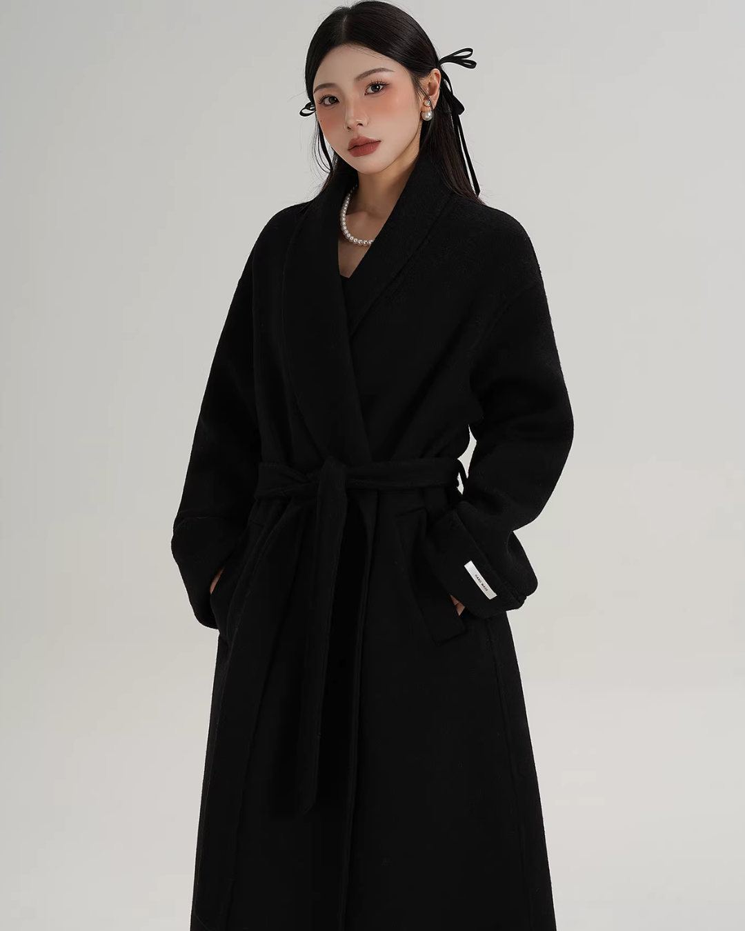 Elegant Long Wool Coat SRS0401