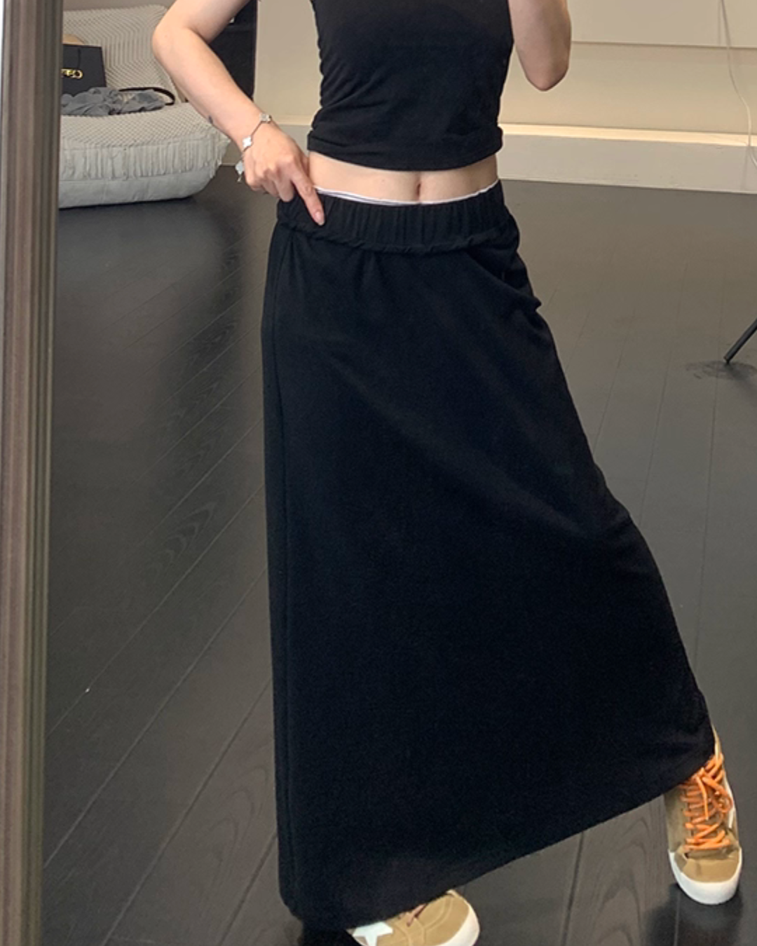 Sweat Long Skirt YLS0917