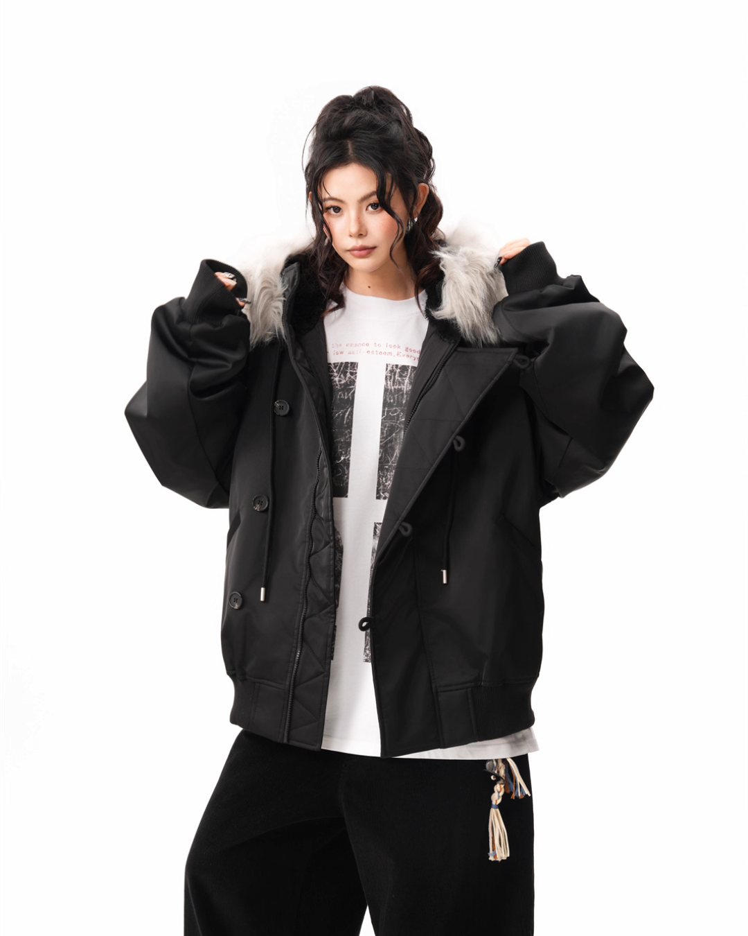 Fur Collar Cotton Jacket BWA0003