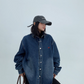 Washed Loose Denim Shirt YLS0743