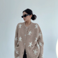 Star Patterned Knit Cardigan YLS1002