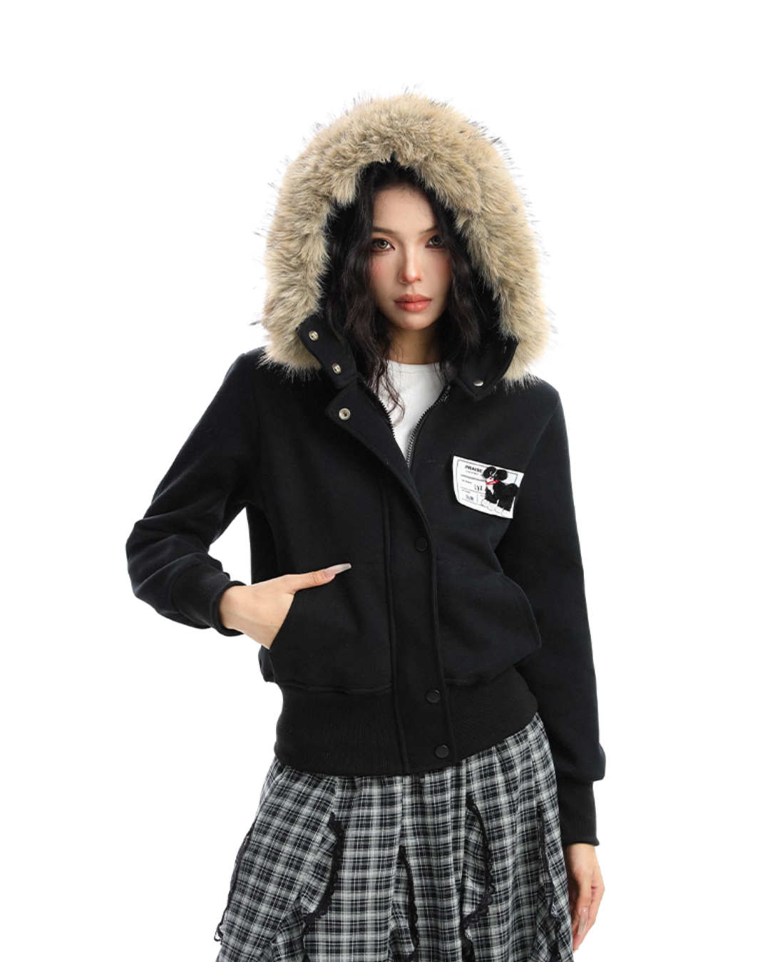 Fur Collar Puppy Short Jacket BGS0024