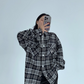 Oversized Check Shirt YLS0900