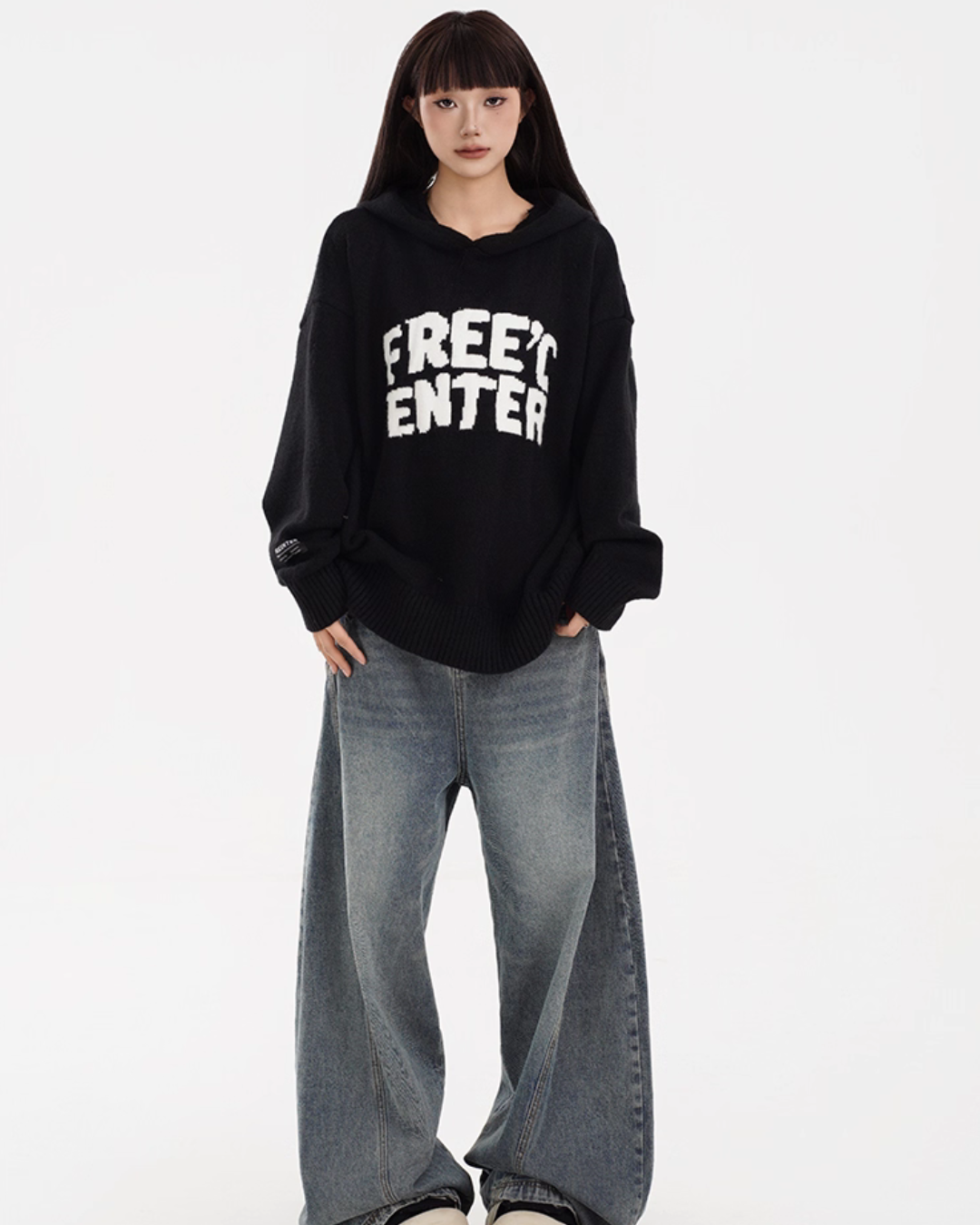 Hooded Knit Hoodie FEC0005