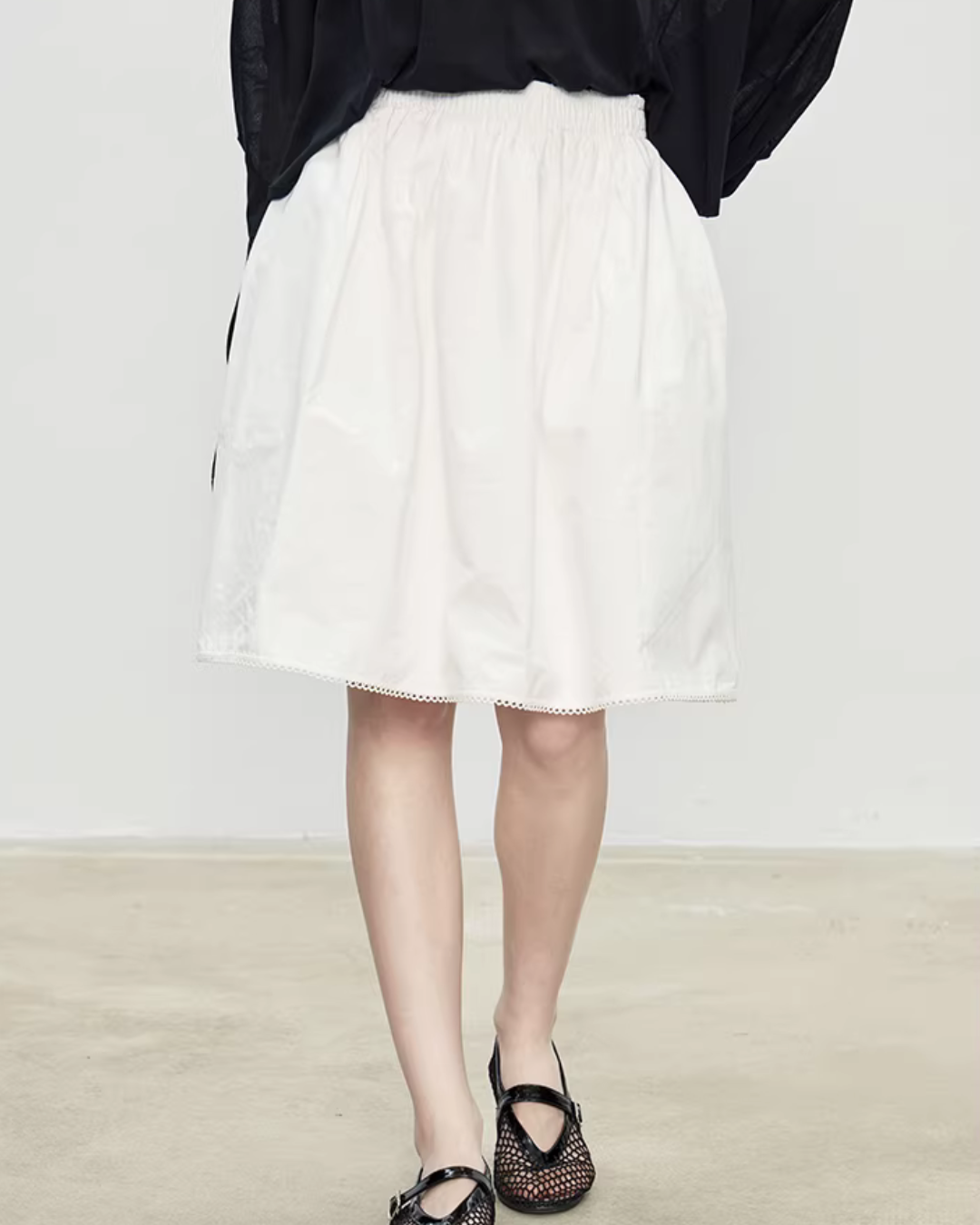 Retro Puffy Half Skirt TEO0006