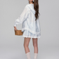 Sheer Windbreaker Jumper / Flare Skirt ASG0045