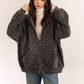 Leopard Print Knit Cardigan ASG0057