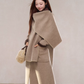 Scarf Collar Wool Coat WDB0004