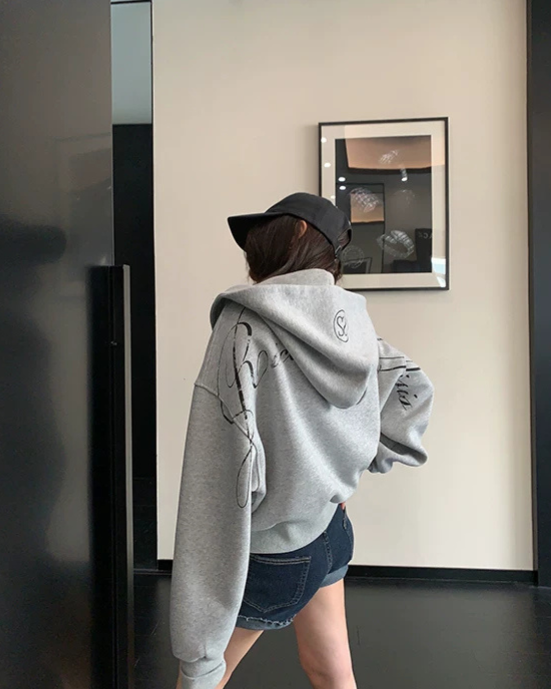 Back Logo Zip Hoodie YLS1036