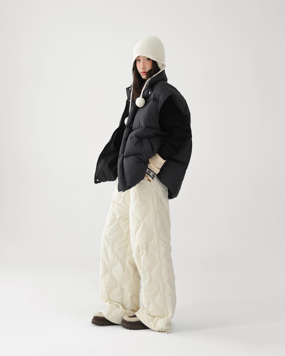 Quilted Loose Casual Pants ACS0341