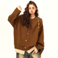 Round Neck Knit Cardigan WDZ0035