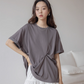 Back Button Casual T-Shirt VNS0015