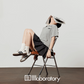 Polo Knit Relax Tops / Stripe Pleated Skirt LLA0490